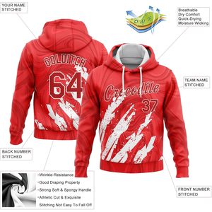 Sudadera con Capucha de Béisbol Personalizada Unisex de Poliéster, Sudadera con Bolsillo, Transpirable, Informal para Otoño - Product Image 2