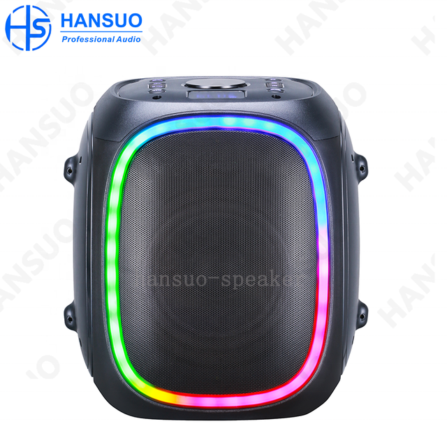 Factory's Portable 6.5 Inch Mini Karaoke Boombox Dual Professional Audio DJ Mixer Sound System with Subwoofer for Parties