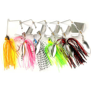 Señuelo <span class=keywords><strong>de</strong></span> Pesca <span class=keywords><strong>de</strong></span> Alta Calidad, Señuelo Artificial Duro, Spinnerbait con Cuchillas, Señuelos <span class=keywords><strong>de</strong></span> Natación, Aparejos <span class=keywords><strong>de</strong></span> Pesca, Spinnerbait con Hoja <span class=keywords><strong>de</strong></span> Sauce - Product Image 4