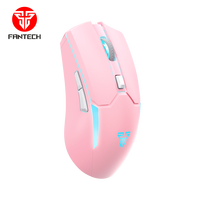 Fantech WGC2+ Edisi Sakura Siap Kirim Mouse Gaming Nirkabel Pengisian Daya Sensor Pixart Mouse Gaming Laris
