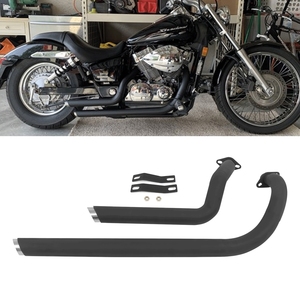 Kit de Tubo de Escape Shortshots Escalonado Silenciador para <span class=keywords><strong>Honda</strong></span> Shadow 750 Phantom <span class=keywords><strong>Spirit</strong></span> ACE Aero 750 VT750 Shadow 400 - Product Image 1
