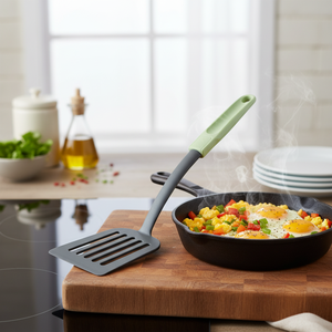 LineaEcolution Spatule à frire perforée écologique Outil de cuisson en plastique - Product Image 3