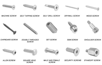 Tornillos Autorroscantes Phillips de Cabeza Plana con Arandela, de Acero al Carbono Zincado, para Madera, Gabinetes y Montaje Electrónico