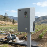 75kW 100HP Tiga Fasa 380V CE IP20 AC Drive VFD 0-600Hz Output Torsi Awal Tinggi Kontrol Vektor Tanpa Sensor Kompresor