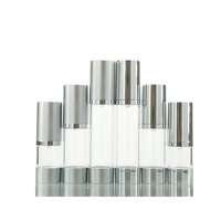 Flacon vide en plastique doré/argenté de 80 ml, 100 ml, 120 ml, avec pompe à air comprimé pour cosmétiques, lotion, crème visage, parfum