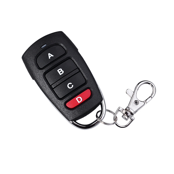 UNLOV Door Access Remote Control 433.92 mhz Code 4 Buttons ABCD Button Duplicator ABS Material for Garage Door