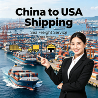 Fret maritime Matson Premium (LCL+Express) avec DDP et dédouanement pour expédition FBA rapide (15-25 jours de transit)