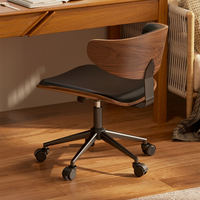 Chaises de bureau pivotant levage bois cuir moderne maison bureau meubles étude jeu exécutif ergonomique ordinateur chaises de bureau
