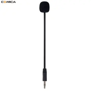 Comica CVM-GM-C1 3.5毫米心形麦克风输入鹅颈线/电缆用于 Comica，Sennheiser 无线麦克风