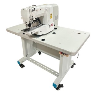 High Speed Computerized Flat-Bed <b>Lock</b> Stitch Bar-Tacking Industrial Sewing Machine for Thick Fabrics Leather Canvas Vinyl - Product Image 1