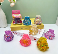 Jouet Squishy en TPR Maltose de 6,2 cm, motif Sac à Paillettes Dorées Porte-Bonheur, à Rebond Lent, Brillant, Anti-Stress et de Décompression