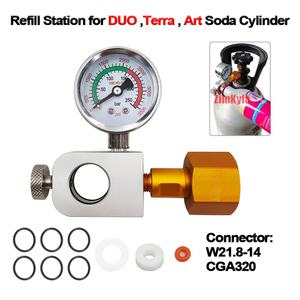 Adaptateur de bouteille de CO2 pour station de remplissage de gazéificateur, pour remplissage et remplacement de réservoirs de CO2 - Product Image 2