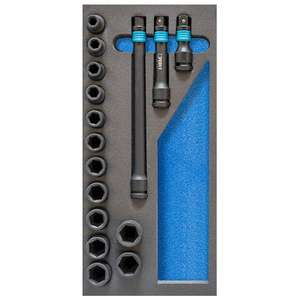 Tools, Tool Sets, FERVI <b>IMPACT</b> <b>SOCKET</b> SET IN SOFT THERMOFORMED - Product Image 1