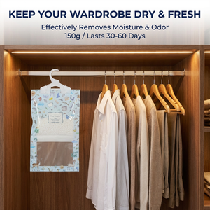 Sac absorbant l'<span class=keywords><strong>humidité</strong></span> parfumé de 150 g, <span class=keywords><strong>d</strong></span>éshumidificateur au chlorure de calcium pour armoire, placard, chambre à coucher, éliminateur <span class=keywords><strong>d</strong></span>'odeurs - Product Image 3