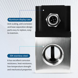 <span class=keywords><strong>MINI</strong></span> Vortex Flowmeter voor vloeistofstroommeting Water Olie Diesel Chemische stoffen met 4-20mA analoge en RS485 signaal - Product Image 3