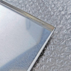 Assiette à pain personnalisée en aluminium à <span class=keywords><strong>angle</strong></span> droit trois côtés, plateau à pizza commercial, plateau en métal pour cupcakes biscuits et biscuits - Product Image 4