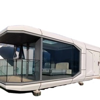 Maison modulaire intelligente de capsule pour la commande vocale de technologie à la maison pour le parc extérieur de bureau d'hôtel de ferme