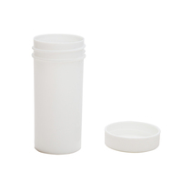 Bouteille de matière plastique pharmaceutique 1 OZ pot de pommade recycler la bouteille de réservoir de cosmétiques