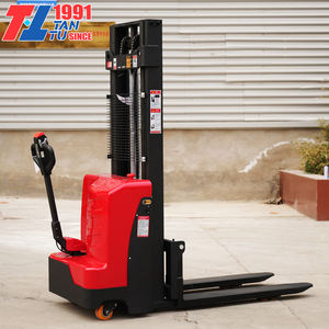 Forklift Listrik Baru Berkualitas Tinggi dan Tahan Lama 1 Ton 1,5 Ton 2 Ton, Angkat 3,5m 3m 2m, Semi-Elektrik Stacker - Product Image 5