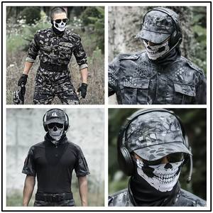 Camouflage cyclisme visage <span class=keywords><strong>masque</strong></span> écharpe cache-cou hommes sans couture Bandana femmes bandeau cagoule Tube visage bouclier - Product Image 2