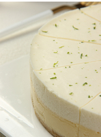 Pastel de Queso con Limón Congelado de Textura Cremosa, Sabores a Chocolate, Nueces y Té, 8 Pulgadas, 850g, Bajo en Grasa, para Menú de Postres de Cafetería