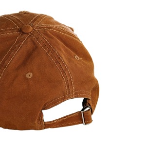 Vintage <span class=keywords><strong>6</strong></span> Bảng bông đau khổ Mũ bóng chày nhuộm điều chỉnh Retro không có cấu trúc cong mũ thể thao - Product Image 5