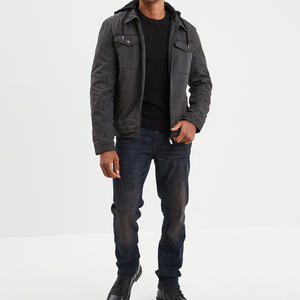 Suéter de Cuello Redondo para Hombre, Tejido Grueso, Transpirable, de Algodón y Poliamida, en Color Taupe, Textura Seca, Resistente, Cálido para la Temporada - Product Image 5