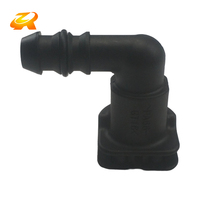 Conector de Codo Tipo L para Combustible ID8 9.49, Conexión Rápida de Manguera de Combustible de Nylon