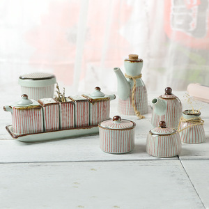 Japanese Household Restaurant Seasoning Jar Chili Jar Flavor Cup Soy <strong>Sauce</strong> <strong>Pot</strong> Vinegar Bottle Ceramic Creative Tableware - Product Image 1