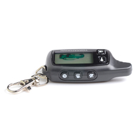 Alarme de voiture bidirectionnelle TW9010 avec écran LCD, télécommande, démarrage à distance du moteur, portée de 1200 m, entrée sans clé, capteur de choc, universel DC12V