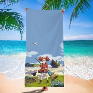 Portable Sun-Protective Quick-Drying Children's Cartoon Totoro Beach Towel Popular Item Summer Cool <b>Bath</b> Outdoor Travel Picnics - Product Image 1