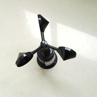 Rs485/232 Van trois ABS tasse Air mécanique vitesse du vent et capteur de direction anémomètre avec sortie analogique Station météo produit