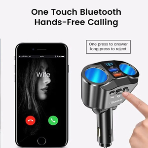 66W sạc nhanh QC3.0 + 2.4A sạc ổ cắm thuốc lá nhẹ hơn Splitter 12V/24V kép USB PD xe Thuốc lá nhẹ hơn ổ cắm Splitter - Product Image 4