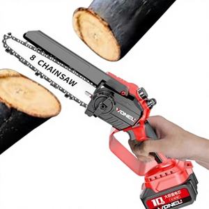 <span class=keywords><strong>Scie</strong></span> électrique sans balais, portable, à batterie lithium, <span class=keywords><strong>mini</strong></span>-tronçonneuse électrique rechargeable pour jardin, <span class=keywords><strong>scie</strong></span> électrique moyenne pour l'extérieur et le débardage - Product Image 5