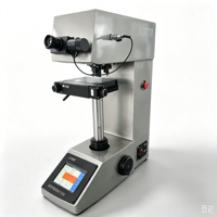 Testeur de dureté numérique Huayin HVS-10Z Micro Vickers à tourelle automatique, machine d'essai de dureté à charge de 10 kgf