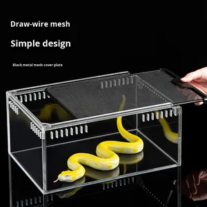 Acrylic <strong>Reptile</strong> <strong>Terrarium</strong> Bearded Dragon Lizard Arboreal Horned Frog Spider Snake Eco-Friendly Breeding Box Fish tank - Product Image 2