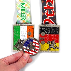 Wholesale Bespoke 2d/<b>3d</b> 5k Marathon Running Race <b>Puzzle</b> miraculous Award Medal With Box Custom Sports <b>Metal</b> Trophies and Medal - Product Image 1