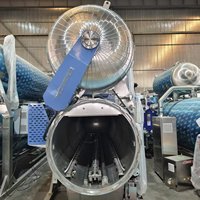 Nouvelle machine de stérilisation à autoclave entièrement automatique avec contrôle PLC en acier inoxydable pour l'industrie alimentaire