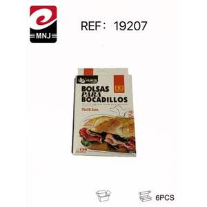 Sacchetti per pane Hukei 16x28,5 cm per panini e conservazione alimenti, 80 pezzi - Product Image 1