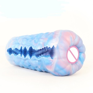 GEEBA Jellyfish Style Male <b>Masturbator</b> Cup Sex Toys Colorful Pocket Pussy Small and Comfortable for Men Adult Egg Masturbation - Product Image 1