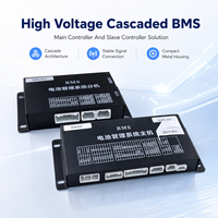 Sistema de Gestión de Baterías en Cascada de Alto Voltaje 112S, Banco de Energía PCBA EC-HV-MC1+EC-HV-SC6+Pantalla LCD de 4.3 Pulgadas CAN RS485