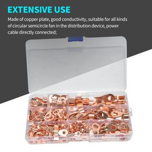 70pcs mở thùng dây uốn kết nối đồng Vòng Lug thiết bị đầu cuối loại Kit OT 5A 10A 20A 30A 40A 50A 60A 100A - Product Image 3