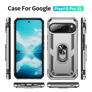 Nouvelle Coque Arrière Antichoc 2-en-1 avec Anneau Support et Béquille en TPU PC pour Google Pixel 10A (Modèle 2026) - Product Image 2