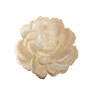 Lotus PVC Placemat Rose Gold Round Heat Insulating <b>Table</b> <b>Mat</b> For Home Restaurant Use - Product Image 4