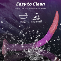 YAQU Monster Dildo Extra Overlength Big Silicone Pene realista Juguete sexual para mujeres