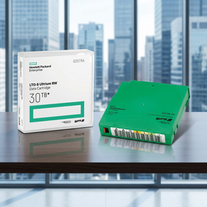 Q2078AN HPE LTO-8 Ultrium 30TB RW Pack de bibliothèque non étiqueté, 20 cartouches de données avec étuis pour serveur - Product Image 1