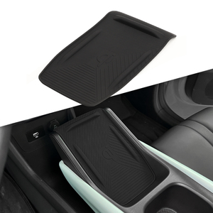 Alfombrilla antideslizante de silicona para BYD Seagull, accesorios para la consola central del coche, base de carga inalámbrica. - Product Image 4