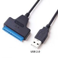 Cantell kabel Data Hard Disk, kabel SATA 2.0 ke SATA 22Pin, kabel Data 2.5 inci HDD