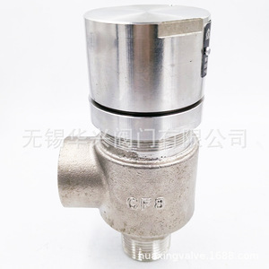 Válvula de seguridad A21W-16P de 1/2 pulgada de acero inoxidable con resorte para aire y nitrógeno líquido - Product Image 4