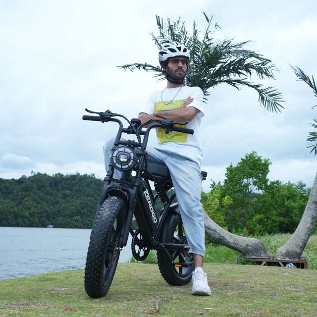 Electric Dirtbike Mountain Bike Electric Cube V8 Fatbike Ebike Bicicletta Elettrica 20 E Bikes for Adults Fat Tire Ebike Factory